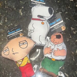 Family Guy Dog Toys Set Stevie Brian and Peter